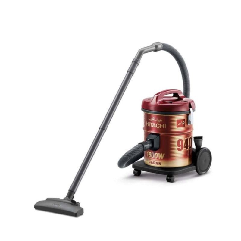 HITACHI | Vacuum Cleaner Drum Type 1600W 15Ltr Red | CV940Y24CDSWR