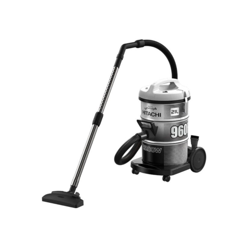 HITACHI | Vacuum Cleaner Drum Type 2200W 21Ltr Platinum Grey | CV960F24CDSPG
