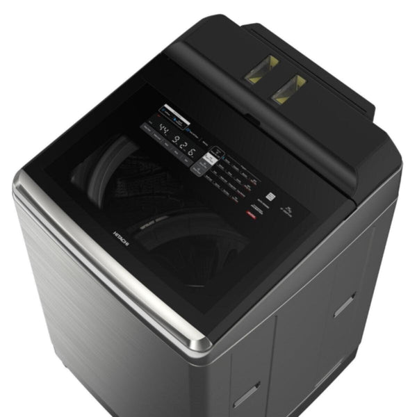 HITACHI | Top Load Washing Machine 25 kg Silver With Auto Dosage sysytem | HITCAPWMU00044