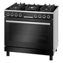 BOSCH | Series 8 5 Gas Burners Cooker Black | HJY5G7V60M