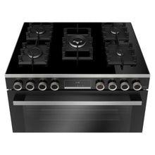 BOSCH | Series 8 5 Gas Burners Cooker Black | HJY5G7V60M
