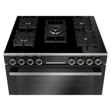 BOSCH | Series 8 5 Gas Burners Cooker Black | HJY5G7V60M