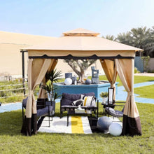 DANUBE | Delight Steel Gazebo 2.7X2.7M - Sand Color | 231202707704