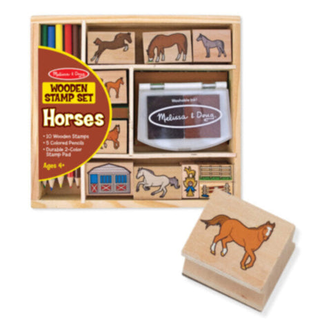 MELISSA & DOUG | Horses Stamp Set | 46002410
