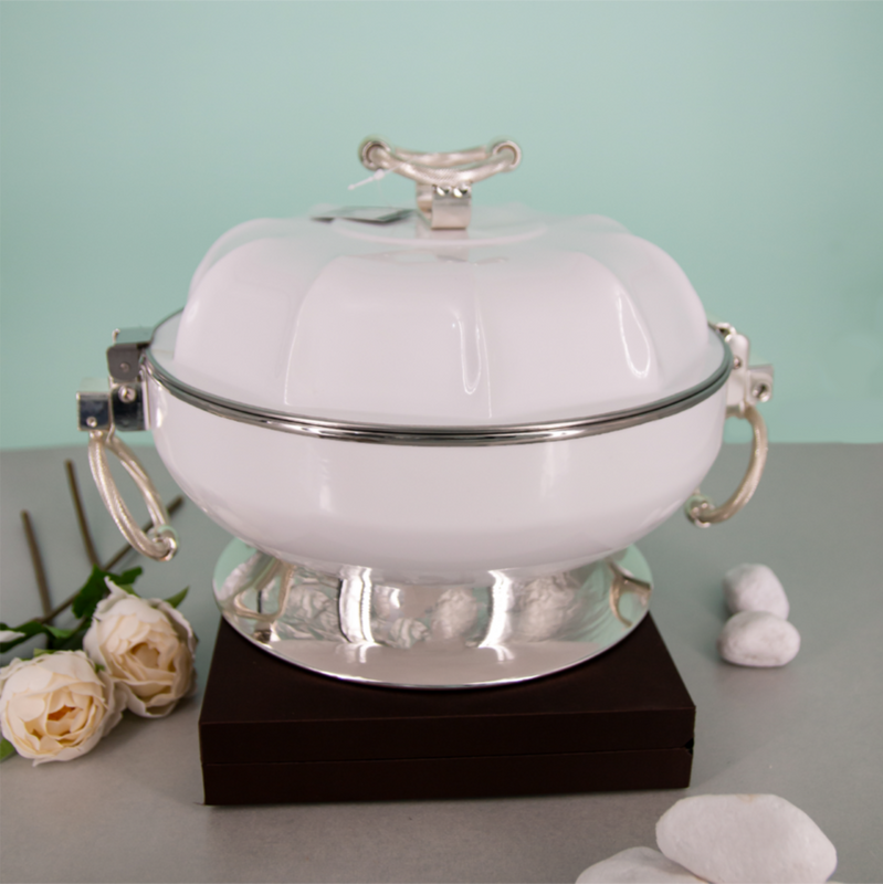 GENERIC | Hot Pot New 3Ltr White Silver | HP142-3WHS