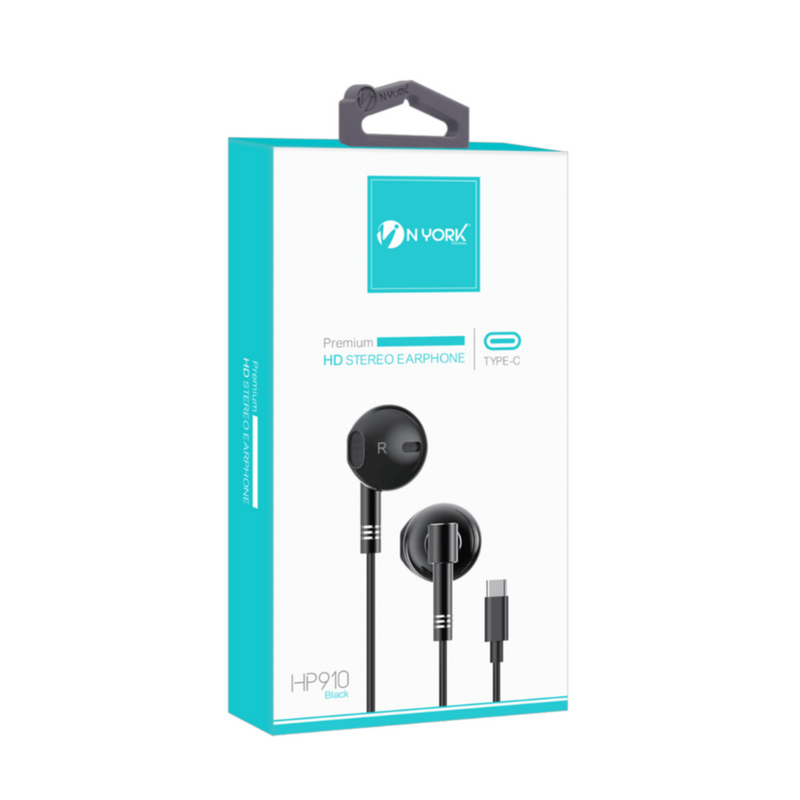 NYORK | Premium HD Stereo Earphone Type C | HP910