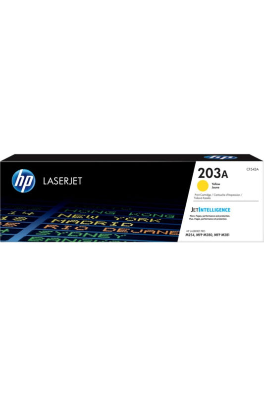HP | 203A Yellow Original LaserJet Toner Cartridge | CF542A