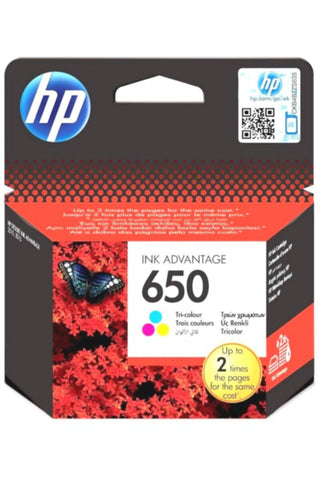 HP | 650 Tri-color Ink Cartridge | CZ102AE