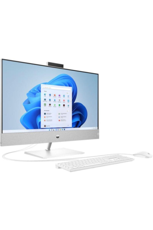 HP | Pavilion All in One Desktop â€“ 12th Gen, Intel Core i7-12700T, 27 inch FHD, 1TB SSD, 16GB RAM, 4GB Nvidia GeForce RTX 3050 Graphics, Windows 11 Home, English & Arabic Keyboard, White | 6J7G4EA
