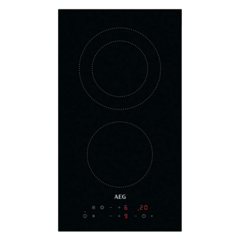 AEG | Built-in Electric Ceramic Hob 30 cm 2 Zones | HRB32310CB