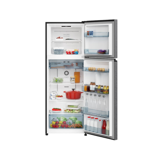HITACHI | 2 Door Refrigerator Grand Carbon Line Elegant INOX Capacity 379Ltrs | HRTN6379SXGF
