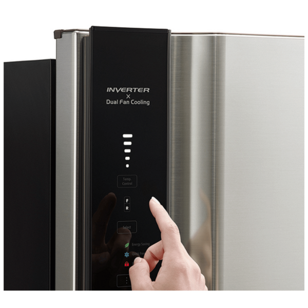 HITACHI | Double Door Refrigerator 650Ltrs | HRTN7489DFBSLGF
