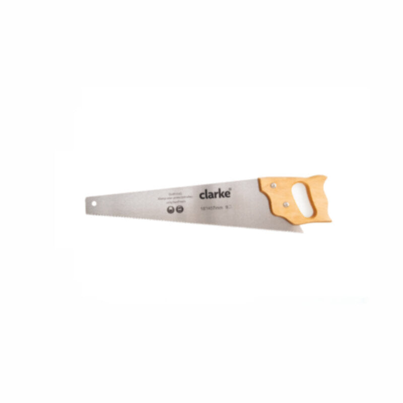 CLARKE | Wood Hand Saw 16 Inch Hardwood Handle with Comfort and Control | HS16C