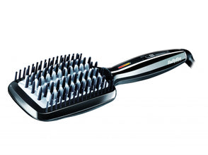 BABYLISS | Smoothing Heated Brush Hair Straightener Black | HSB101SDE