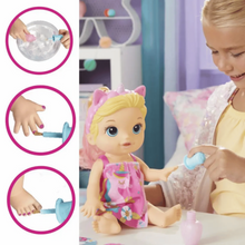 HASBRO | Baby Alive Glam Spa Baby Doll, Unicorn, Color Reveal Nails and Makeup, 12.8-Inch Waterplay Toy, Kids 3 and Up, Blonde Hair | HSO106TOY01489