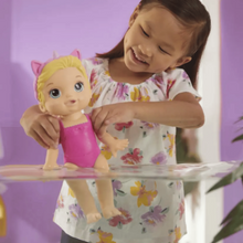 HASBRO | Baby Alive Glam Spa Baby Doll, Unicorn, Color Reveal Nails and Makeup, 12.8-Inch Waterplay Toy, Kids 3 and Up, Blonde Hair | HSO106TOY01489