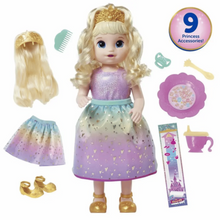 HASBRO | Baby Alive Princess Ellie Grows Up! Doll, 18-Inch Growing Talking Baby Doll Toy for Kids Ages 3 and Up, Blonde Hair | HSO106TOY01490
