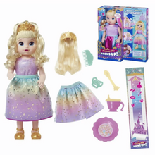 HASBRO | Baby Alive Princess Ellie Grows Up! Doll, 18-Inch Growing Talking Baby Doll Toy for Kids Ages 3 and Up, Blonde Hair | HSO106TOY01490