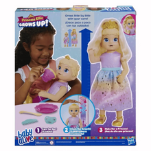 HASBRO | Baby Alive Princess Ellie Grows Up! Doll, 18-Inch Growing Talking Baby Doll Toy for Kids Ages 3 and Up, Blonde Hair | HSO106TOY01490