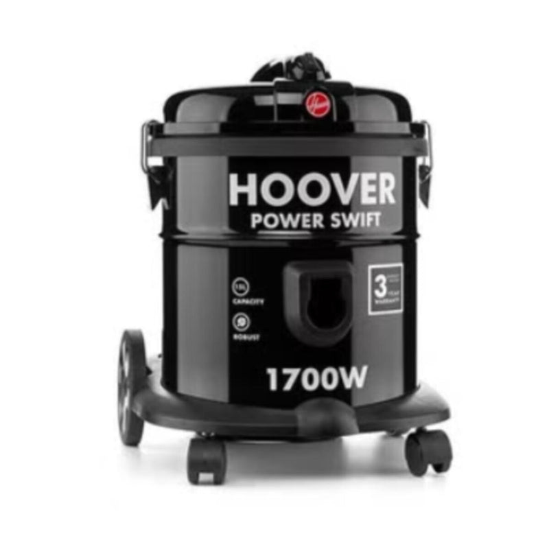 HOOVER | Power Swift Drum Vacuum Cleaner 15L 1700W Black | HT85-T0-ME