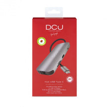 DCU SPAIN | Multi-Hub Dock USB C To HDMI + 3 USB 3.0 + RJ45 (Ethernet) + Card Reader + Pendrive + 3.5MM Headphone Jack | 391166