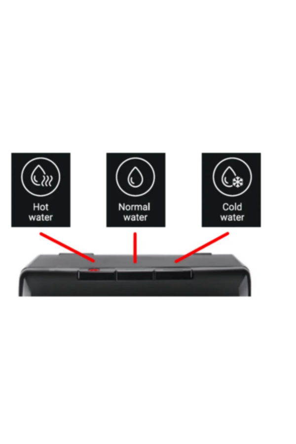 HITACHI | Top Loading Water Dispenser Black | HWD15000(B)