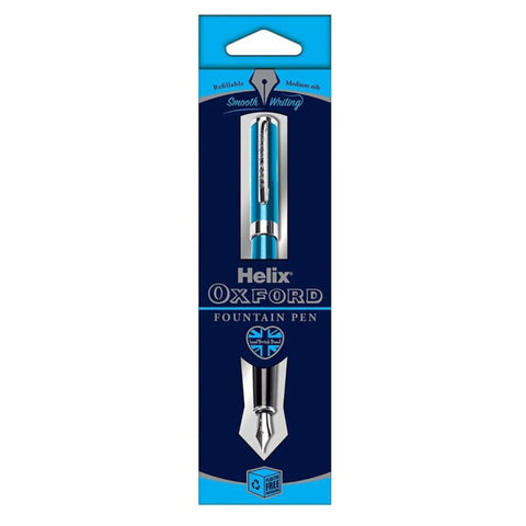 HELIX | Fountain Pen Light Blue, Blue Ink Pk=1Ea | HX-219924