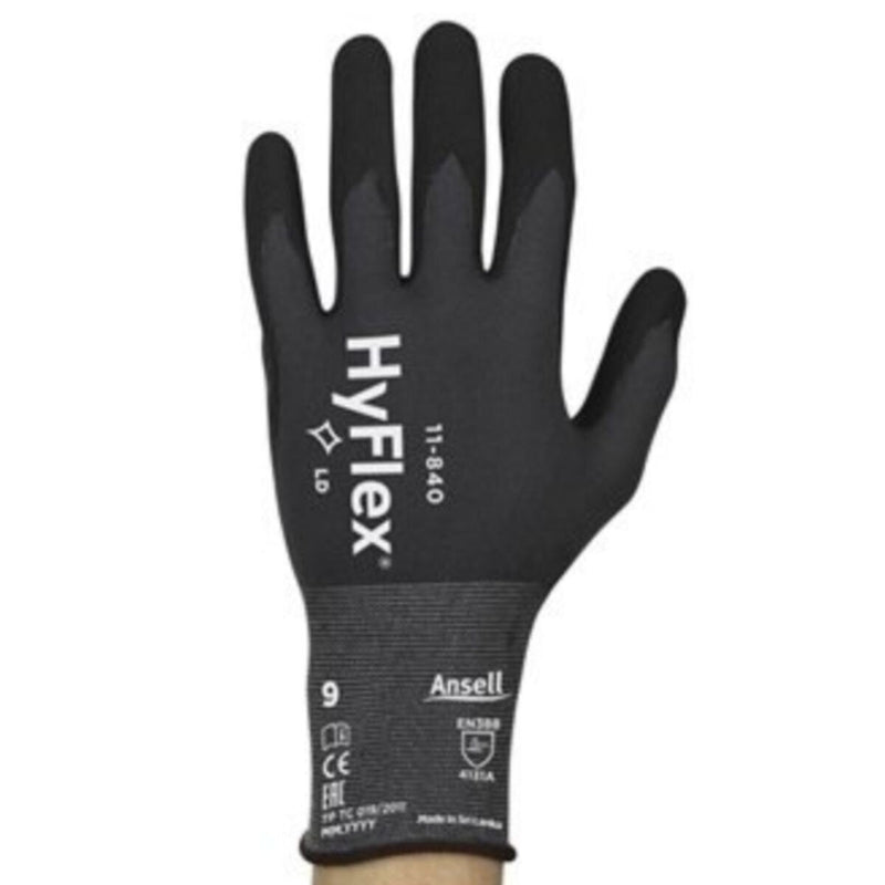 ANSELL | Nitrile -Coated Multi-Purpose Gloves | HyFlex 11-840