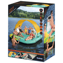 BESTWAY | 5-Person Inflatable Island Sunny Lounge 291x265x83cm | BES115TOY01388