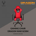 DRAGONWAR | Pro-Gaming Chair Red | GC-004