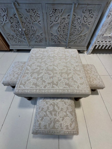 NAQSH GALLERY | Hand Made Tables Set (Beige) | 10000546