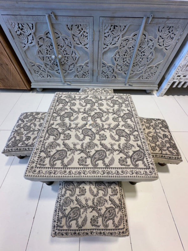 NAQSH GALLERY | Hand Made Tables Set (Black) | 10000546