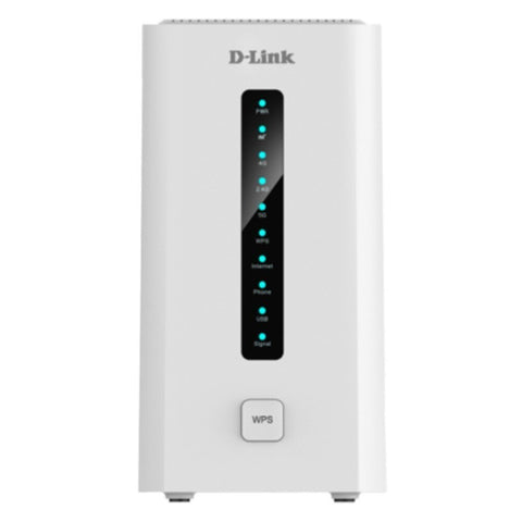 D-LINK | 5G AX1800Â  wifi 6 router with 4 x Gigabit LAN ports, 1 x Gigabit WAN port, 1 x USB  | DWR-2000M