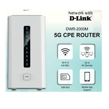 D-LINK | 5G AX1800Â  wifi 6 router with 4 x Gigabit LAN ports, 1 x Gigabit WAN port, 1 x USB  | DWR-2000M