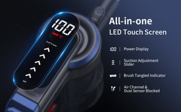 Honiturer Cordless Vacuum Cleaner S12 Led Touch Screen 1.2L 400W