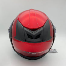 UP2 Open Face Pilot Style Motorsport Helmet Black Red | MGS-018