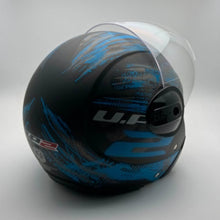 UP2 LEVO Motorsport Helmet i-40 Black Blue | MGS-017