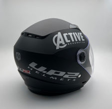 UP2 ACTIVE Motorsport Helmet Black | MGS-016