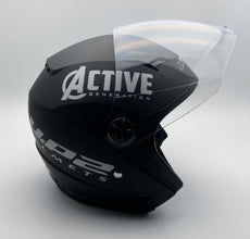 UP2 ACTIVE Motorsport Helmet Black | MGS-016