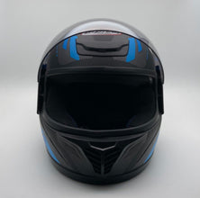 UP CO Challenger 63 Motorsport Helmet Black-Blue | MGS-015