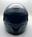 UP CO Challenger 63 Motorsport Helmet Black-Blue | MGS-015