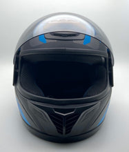 UP CO Challenger 63 Motorsport Helmet Black-Blue | MGS-015