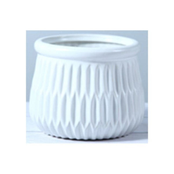 Table Ceramic Pot for Plants Single Pcs | 14x15x12.3CM |