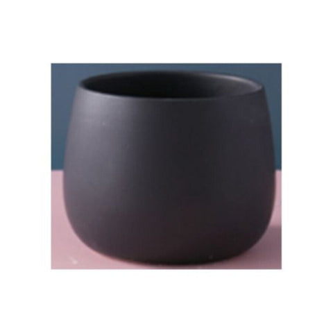 Table Ceramic Pot for Plants - Matte Finishing Single Pcs | 10.5x13x10CM |