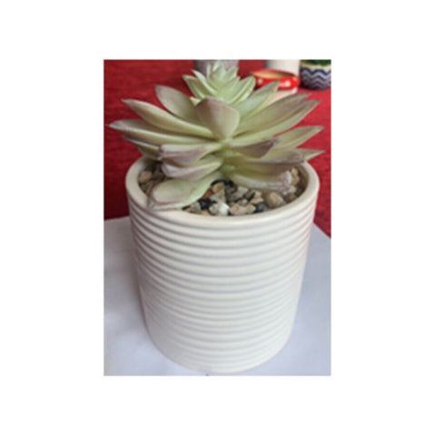 Table Ceramic Pot for Plants Single Pcs | 9.8x9.8x10.2CM |