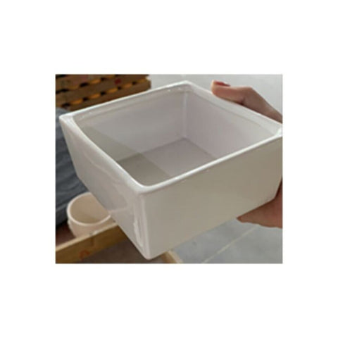 Table Ceramic Pot for Plants Single Pcs | 12.5x12.5x5.5CM |