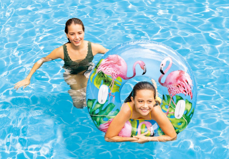 INTEX | Lush Tropical Inflatable Pool Swim Tubes - Assorted Colors | 42158263