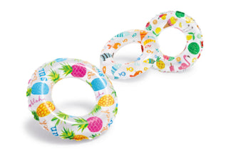 INTEX | Lively Print Inflatable Swim Rings - Assorted Colors | 42159230