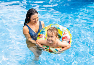 INTEX | Transparent Inflatable Swim Rings - Assorted Colors | 42159242