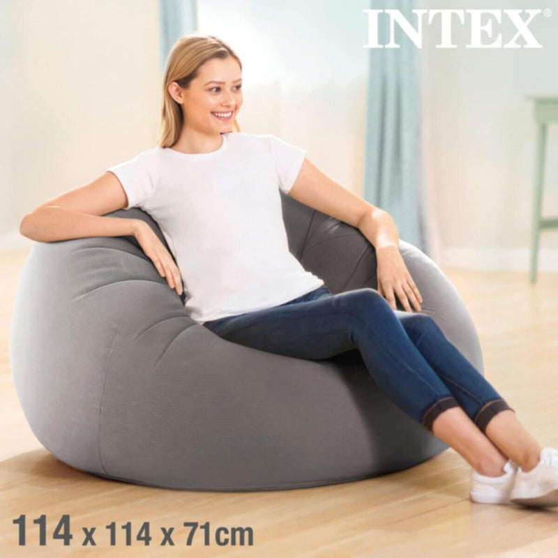 INTEX | Beanless Bag Inflatable Chair Grey  | 68579